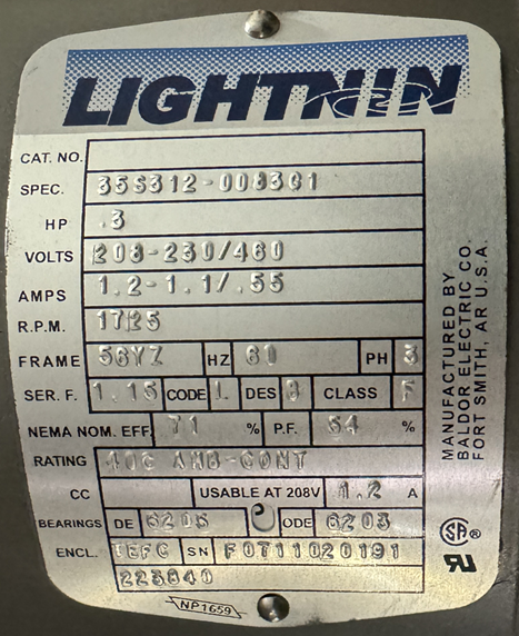 Lightnin Mixer XJSS30